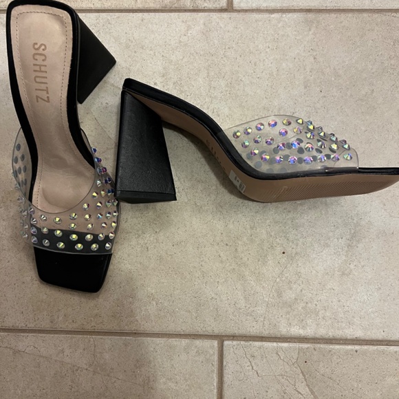 Schutz Lizah crystal sandals - Picture 6 of 11